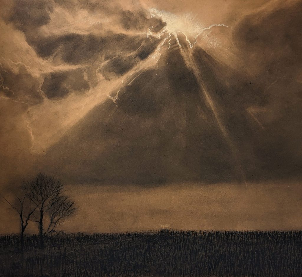 Debashree-Mavani_Clarity II_Charcoal on paper_32.5x25.5_2022